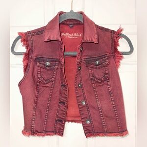 PacSun Bullhead Black Red Jacket
